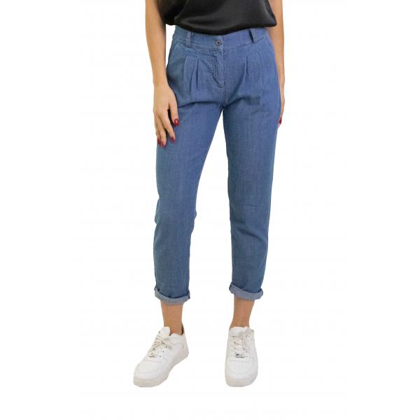 Chino in jeans con pence "Lula"